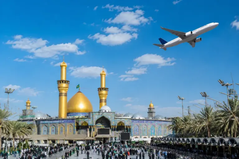 تور هوایی کربلا ۷ شب و ۸ روز