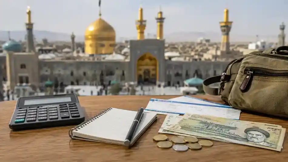  مدیریت هزینه سفر به مشهد 