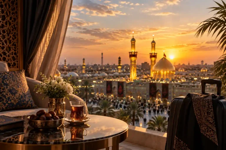 ور VIP کربلا با اقامت لوکس و خدمات اختصاصی